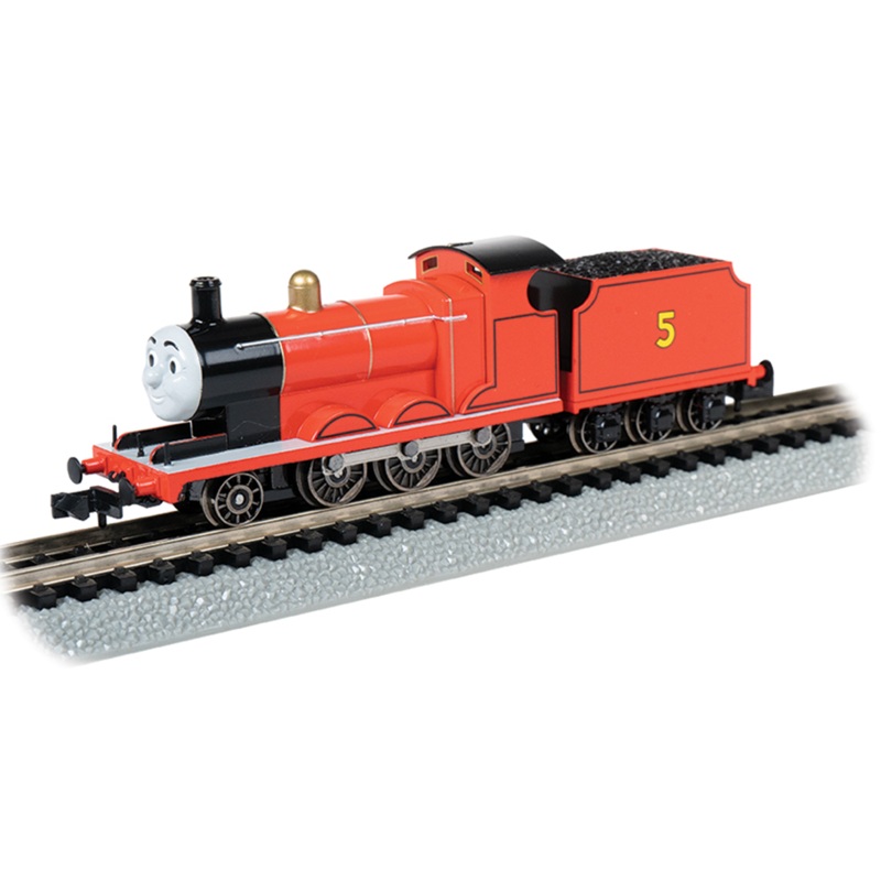 Bachmann 58793 N Scale Thomas and Friends James the Red Engine #5