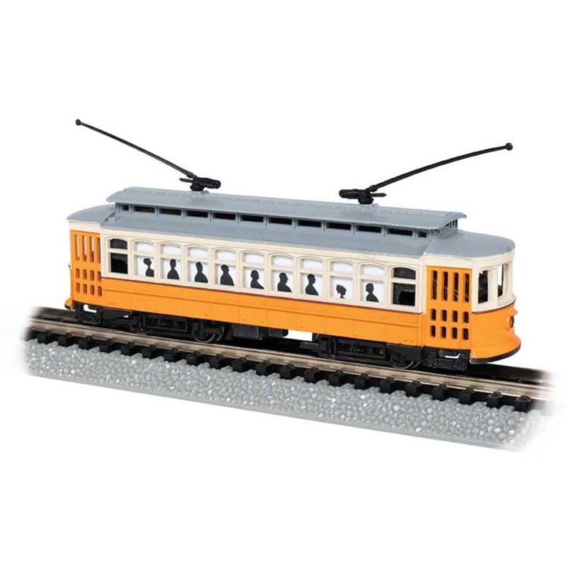 Bachmann 61089 N Scale Brill Trolly - Orange Cream & Gray