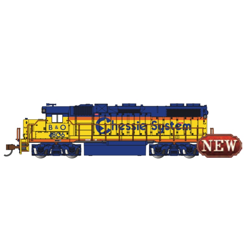 Bachmann 61752 N Scale EMD GP38 Diesel Chessie System 4806