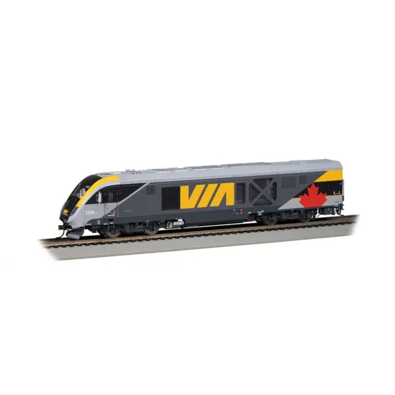 Bachmann 69051 N Scale Siemens SCV-42 Charger VIA RAIL Canada 2201 DCC WOWSound
