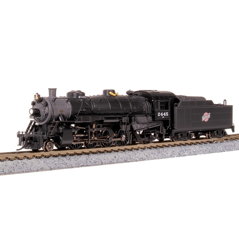BLI 7855 N Scale USRA 2-8-2 Mikado Steam Locomotive Chicago & North Western CNW 2486 Paragon4 DCC