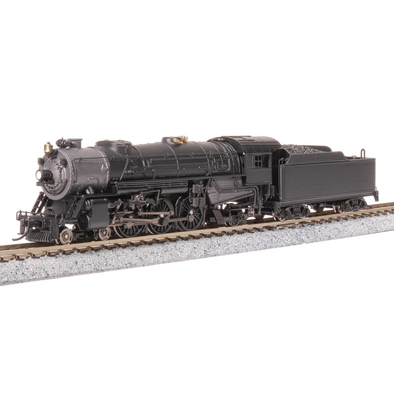 BLI 7992 N Scale USRA 4-6-2 Pacific Steam Locomotive Unlettered Paragon4 DCC