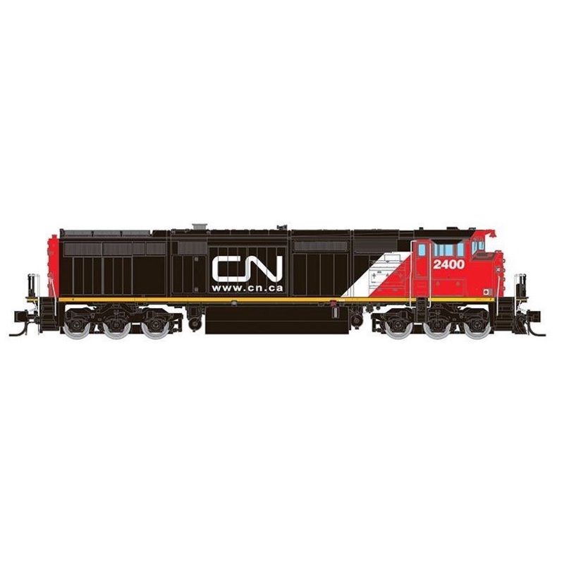 Rapido Trains 540537 N Scale GE Dash 8-40CM Canadian National "Website" CN 2400 with DCC Sound