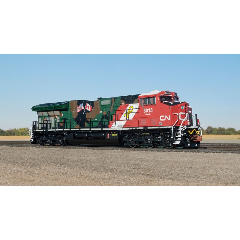 ScaleTrains Rivet 33637 N Scale GE ET44 Tier 4 Diesel "Veterans Commemorative" CN 3015