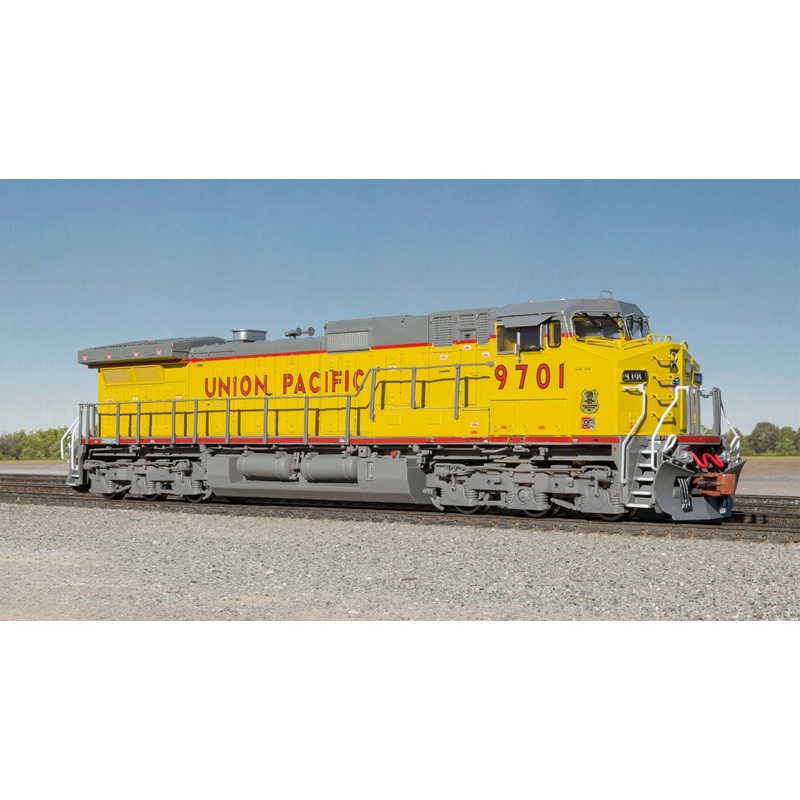 ScaleTrains Rivet 38721 N Scale GE DASH 9 Diesel Union Pacific "Employee" UP 9701 DCC & Sound