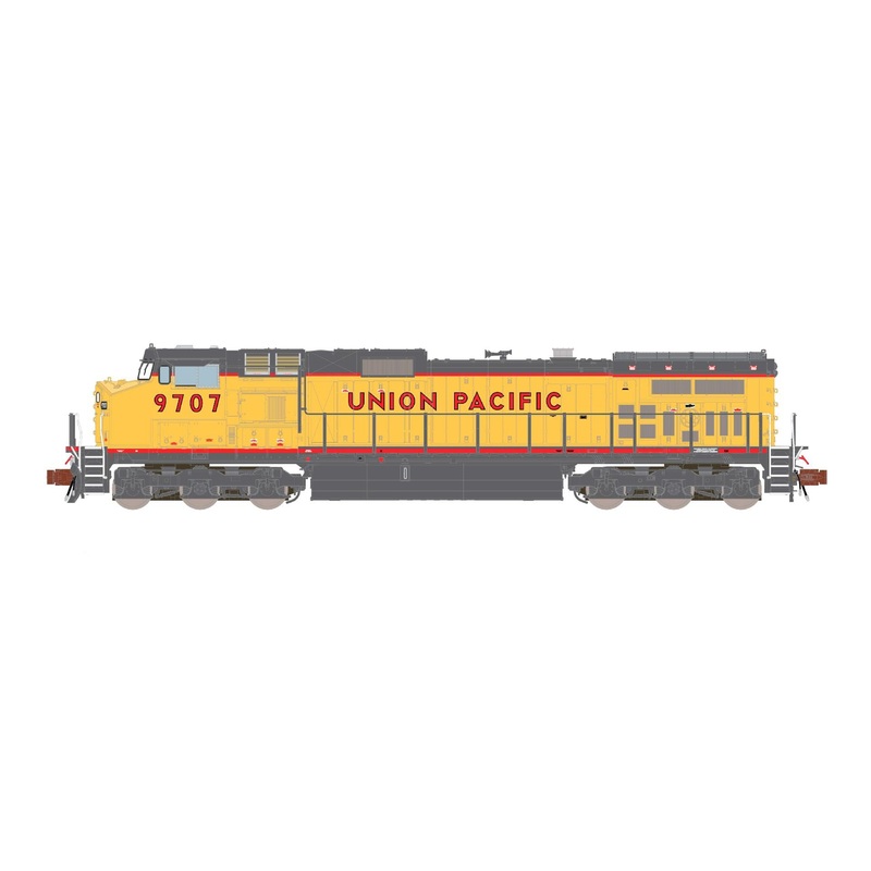 ScaleTrains Rivet 38727 N Scale GE DASH 9 Diesel Union Pacific UP 9719 DCC & Sound