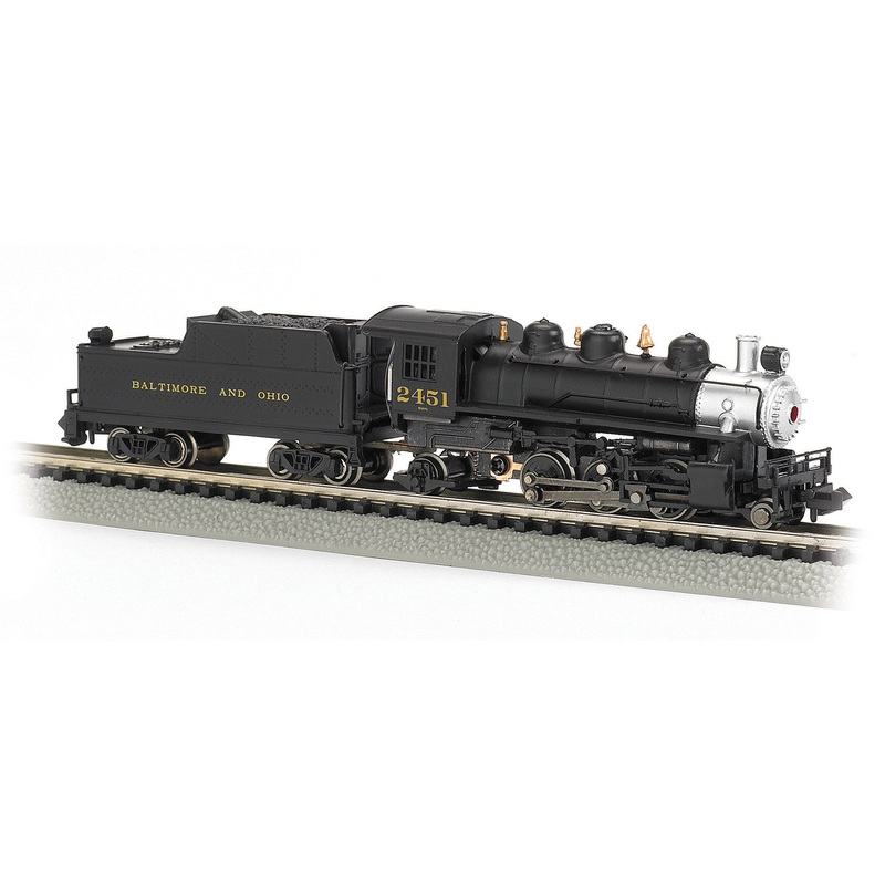 Bachmann 51560 N Scale 2-6-2 Prairie Steam Loco Baltimore & Ohio B&O 2451