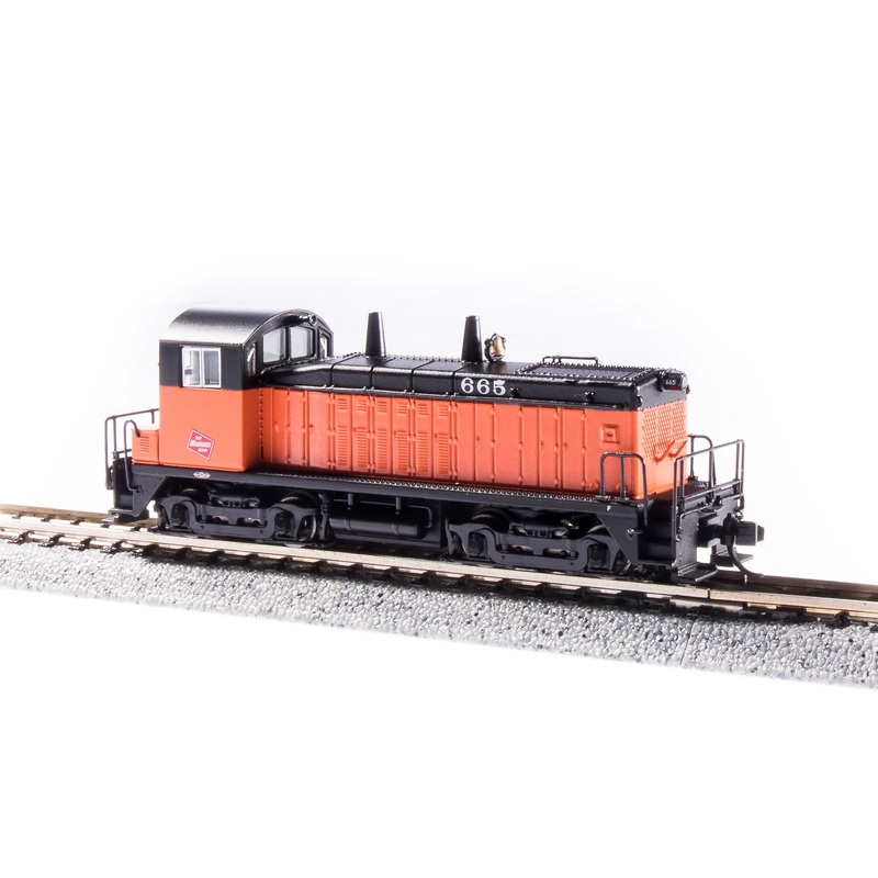 BLI 3919 N Scale EMD NW2 Diesel Milwaukee Road MILW 672 Paragon4 DCC