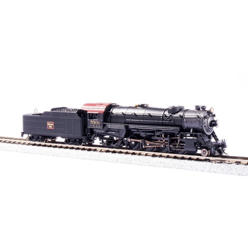 BLI 3973 N Scale USRA 2-8-2 Light Mikado Burlington CB&Q 5502 Paragon4 DCC