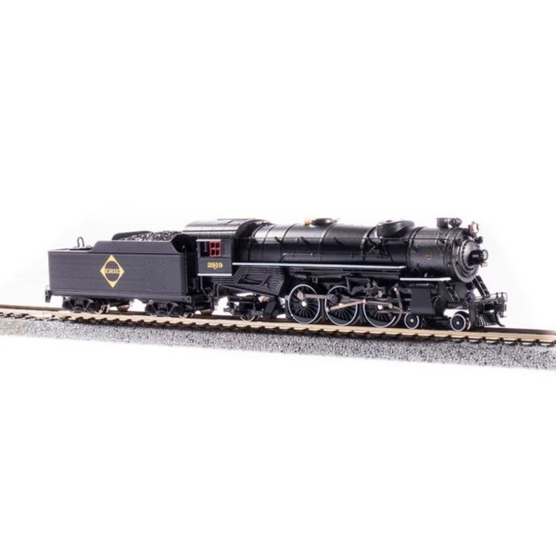 BLI 6220 N Scale 4-6-2 Pacific Steam Locomotive Erie 2919 Paragon3 DCC