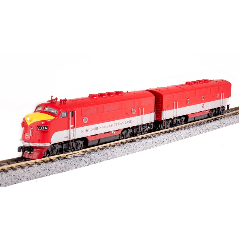 BLI 6834 N Scale EMD F3A-B Diesel Set Missouri-Kansas-Texas 203-A/203-B Paragon4 DCC