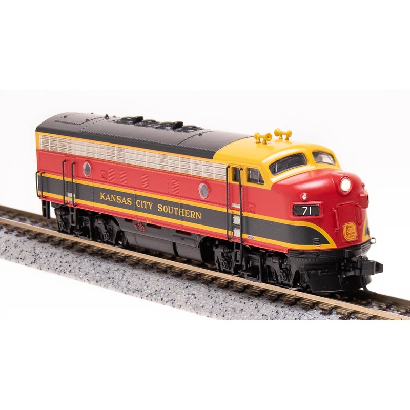 BLI 6877 N Scale EMD F7A Diesel Kansas City Southern KCS 71C Paragon4 DCC