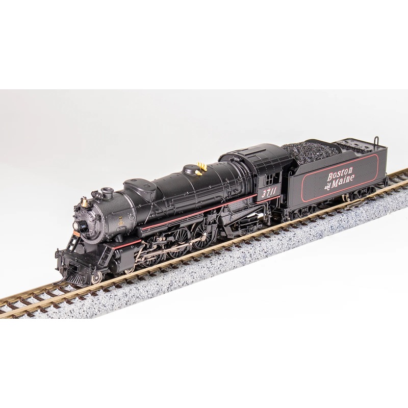 BLI 6922 N Scale 4-6-2 Pacific Steam Locomotive Boston & Maine 3711 with Paragon4 DCC