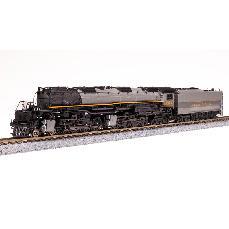 BLI 7239 N Scale Big Boy 4-8-8-4 Steam Loco Union Pacific (2 Tone Gray) UP 4024 Paragon4 DCC