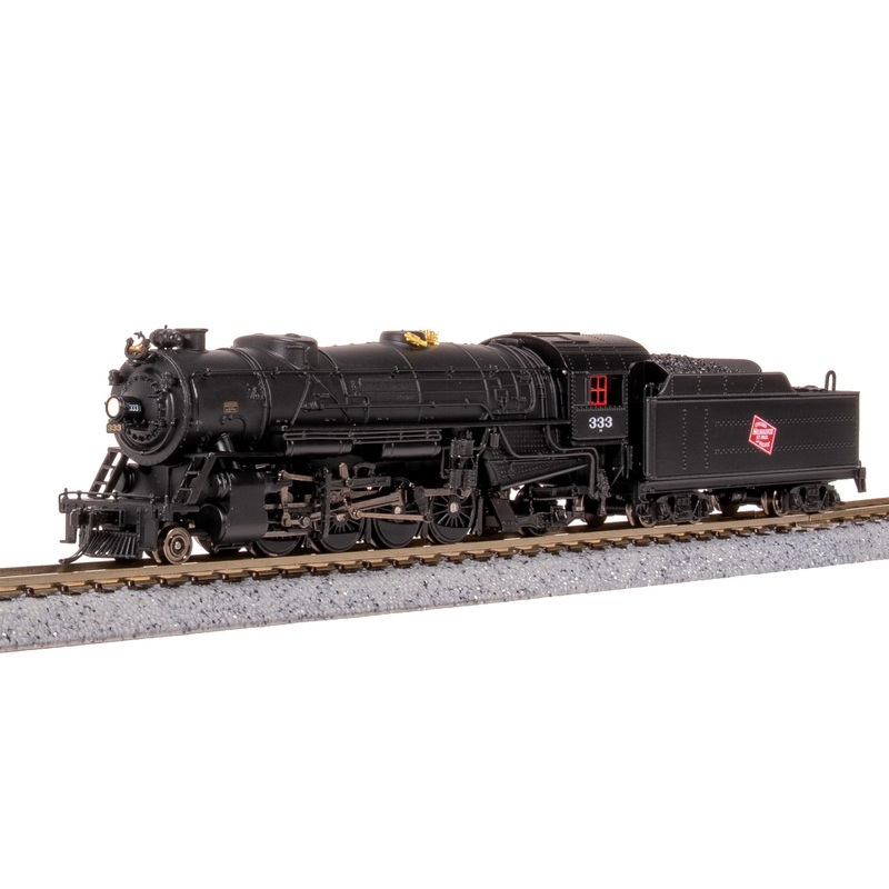 BLI 7837 N Scale USRA 2-8-2 Mikado Steam Locomotive Milwaukee Road CMStP&P 378 Paragon4 DCC