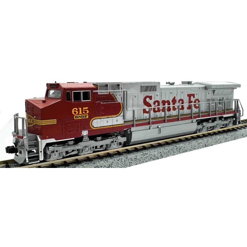 Kato 176-3516S N Scale GE C44-9W BNSF 667 "Ex-SF Warbonnet" with DCC & Sound