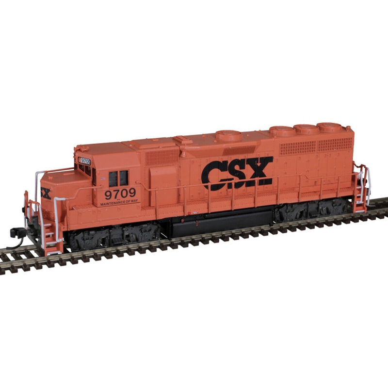 Atlas 40005254 N Scale EMD GP40 CSX "MoW Orange" 9720