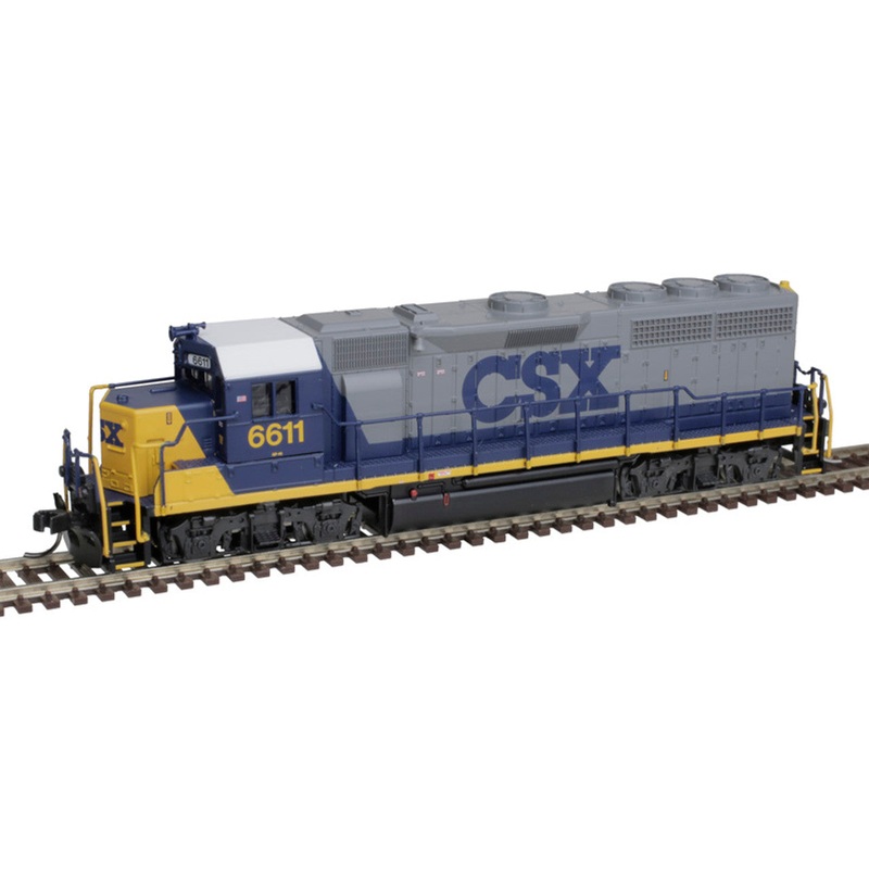 Atlas 40005276 N Scale EMD GP40 CSX "YN2" 6611 DCC & Sound
