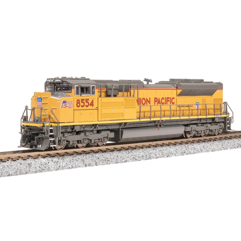 BLI 8429 N Scale EMD SD70ACe Diesel Union Pacific UP 8554 Paragon4 (2023 Small US Flag Scheme)
