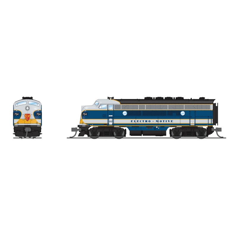 BLI 9205 N Scale EMD Diesel F3AB GM Demonstrator Paragon4 (Sound/DC/DCC/Unpowered B)