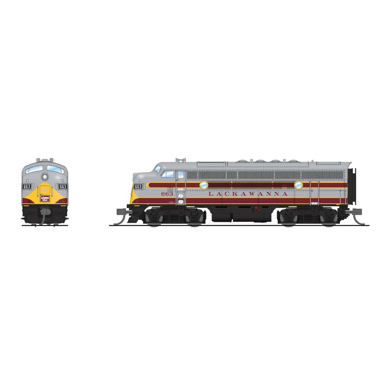 BLI 9207 N Scale EMD Diesel F3A Lackawanna DL&W 663 "Steamtown" Paragon4 (Sound/DC/DCC)