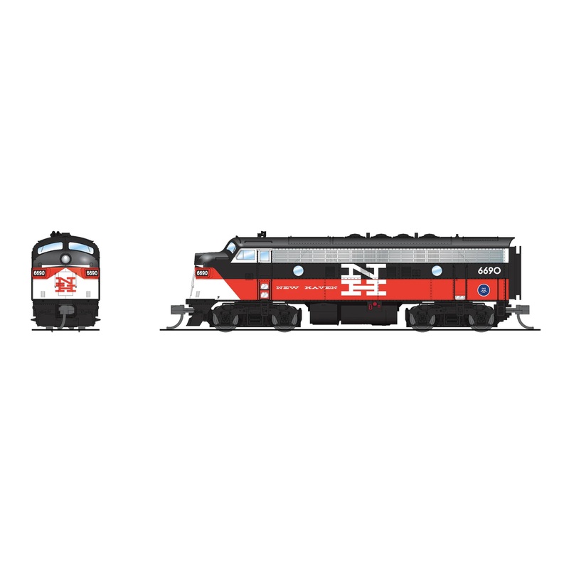BLI 9249 N Scale EMD Diesel F7A CDOT "NH Scheme" 6691 Paragon4 (Sound/DC/DCC)