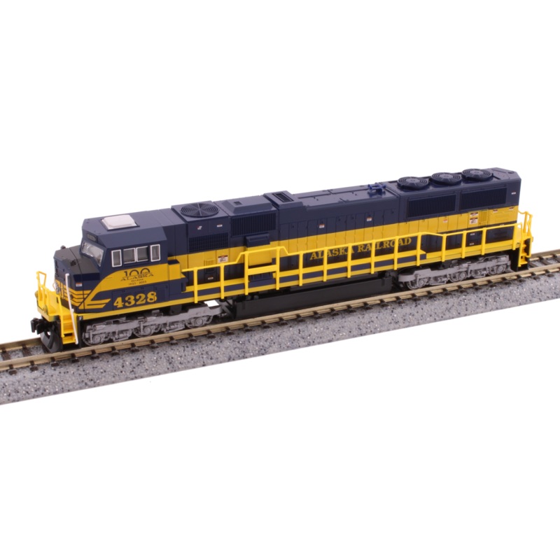 Kato 176-6412DCC N Scale EMD SD70MAC Alaska ARR 4328 with DCC (100th Anniversary)