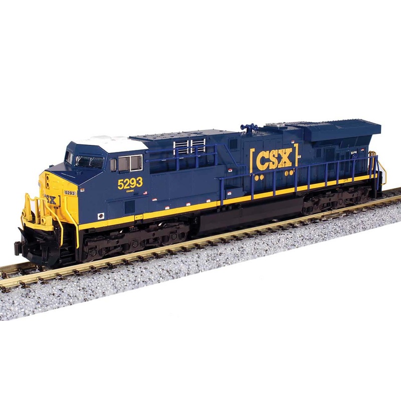 KATO 176-8949DCC N Scale GE ES44AC GEVO Diesel CSX 5329 with DCC (Dark Future Boxcar Logo)