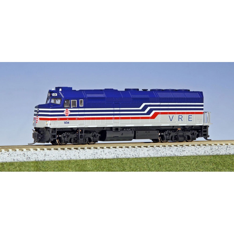 Kato 176-9002LS N Scale EMD F40PH Diesel VRE V34 with DCC & Sound