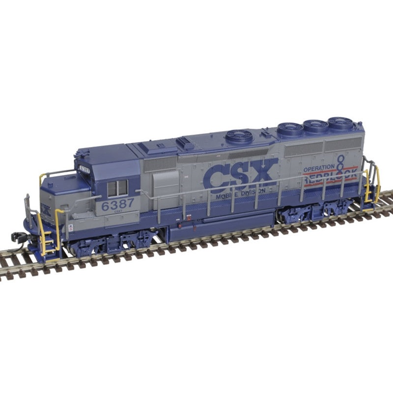 Atlas 40004720 N Scale EMD GP40-2 CSX 6387 - DC (Operation Redblock)