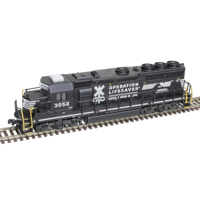 Atlas 40004746 N Scale EMD GP40-2 Norfolk Southern NS 3045 DCC & Sound (Operation Life Saver)