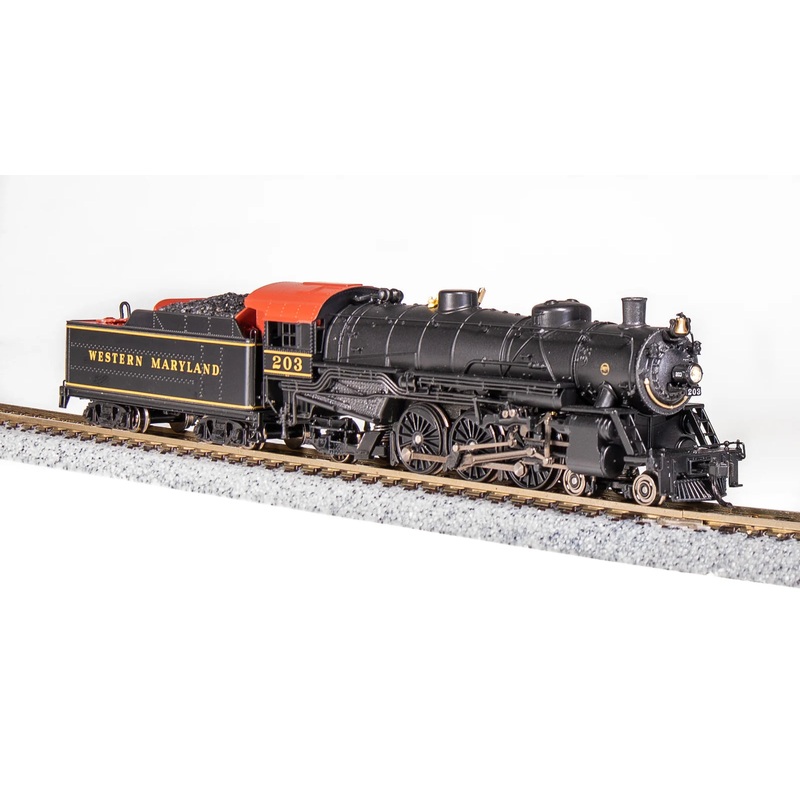 BLI 6952 N Scale 4-6-2 Light Pacific Steam Loco Western Maryland WM 203 Paragon4 (Sound/DC/DCC)