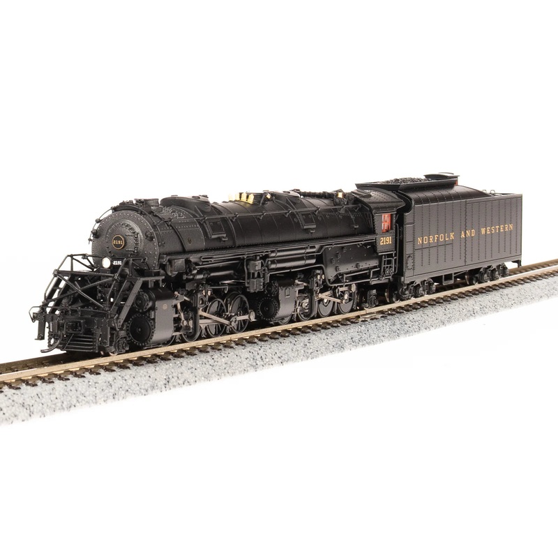 BLI 7220 N Scale Y6b 2-8-8-2 Steam Loco Norfolk Western N&W 2191 Paragon4 (Sound/DC/DCC)