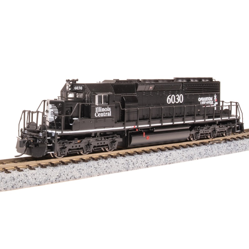 BLI 7961 N Scale EMD SD40-2 Illinois Central IC 6030 Paragon4 (Sound/DC/DCC - OLS Scheme)