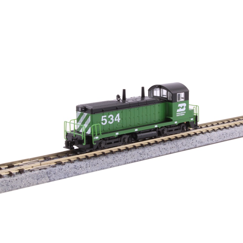 Kato 176-4377D N Scale EMD NW2 Burlington Northern BN 534 DCC Equipped