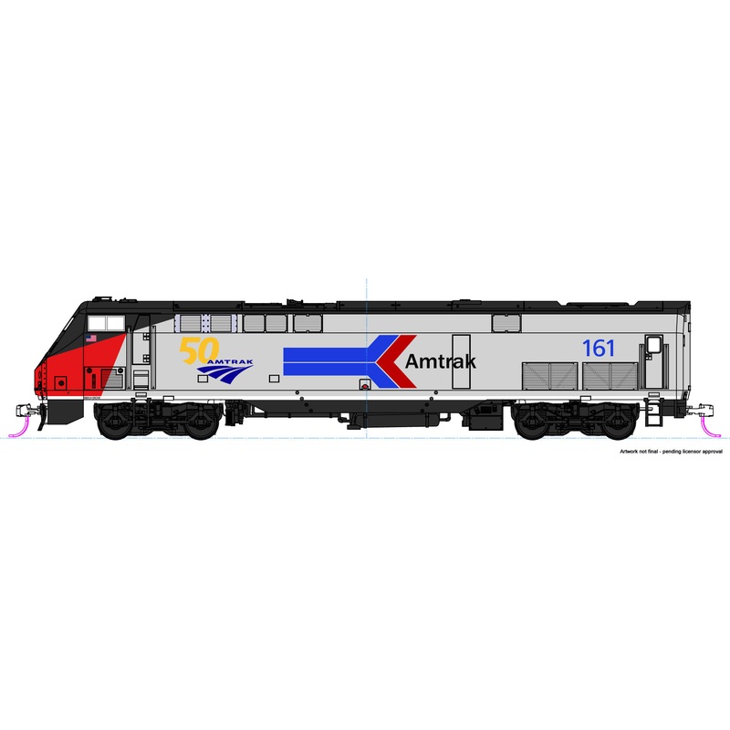 Kato 176-6036DCC N Scale GE P42 Genesis Amtrak Phase I 50th Anniversary 61 with DCC