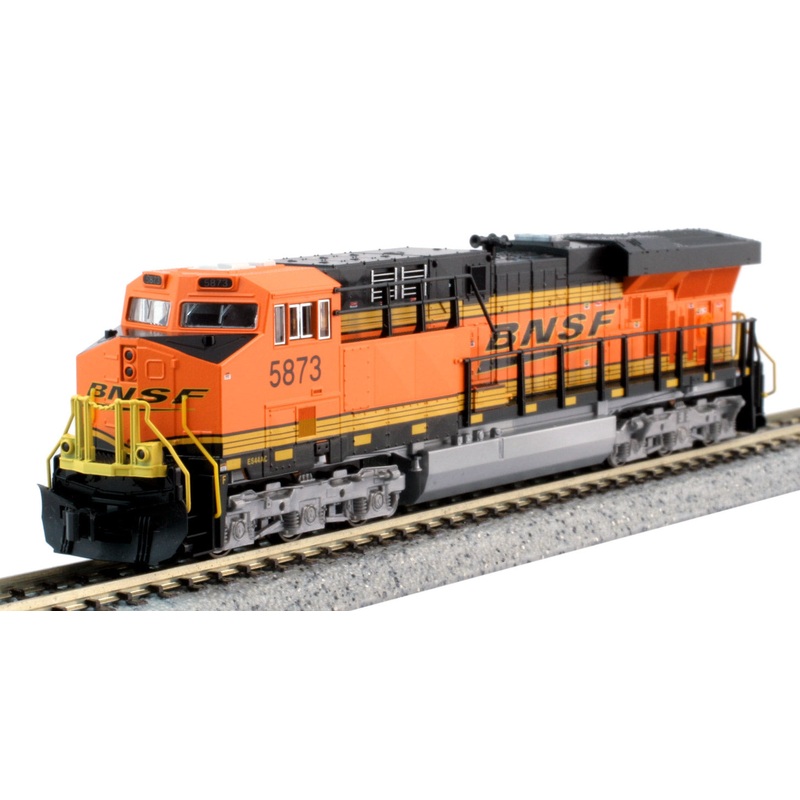 KATO 176-8930 N Scale GE ES44AC GEVO Diesel BNSF Swoosh 5873 with DCC