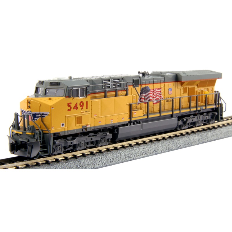 KATO 176-8933DCC N Scale GE ES44AC GEVO Diesel Union Pacific Flag UP 5476 with DCC