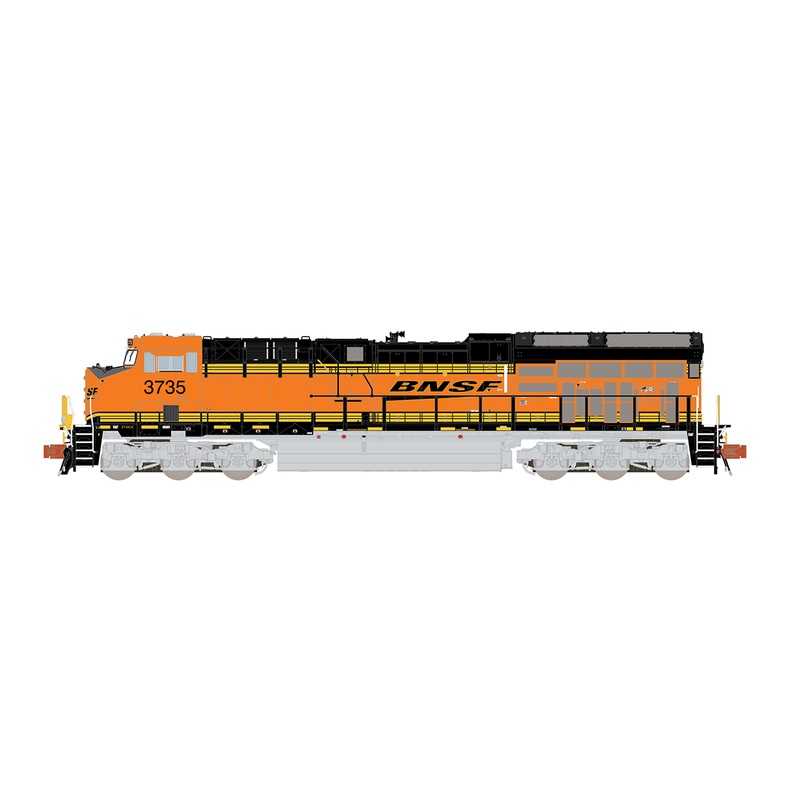 ScaleTrains Rivet 33630 N Scale GE ET44 Tier 4 Diesel "Heritage III" BNSF 3739 DCC & Sound