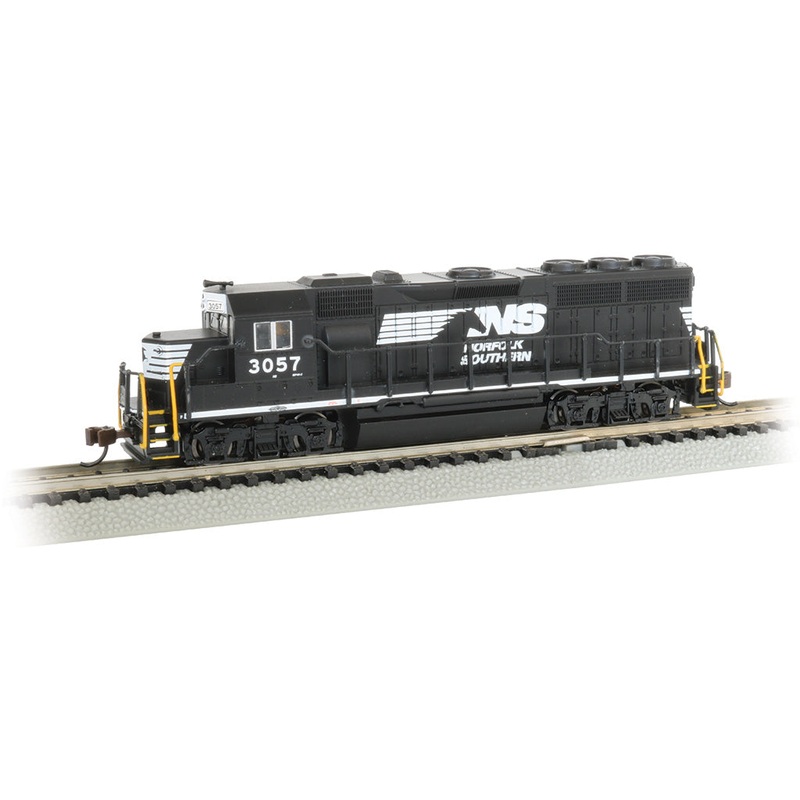 Bachmann 66355 N Scale EMD GP40 Diesel Norfolk Southern NS 3057 with DCC and Sound