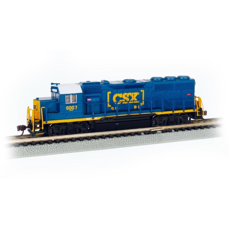 Bachmann 66359 N Scale EMD GP40 Diesel CSX 6007 with DCC and Sound