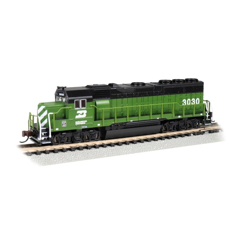 Bachmann 66360 N Scale EMD GP40 Diesel Burlington Northern BN 3030 with DCC and Sound