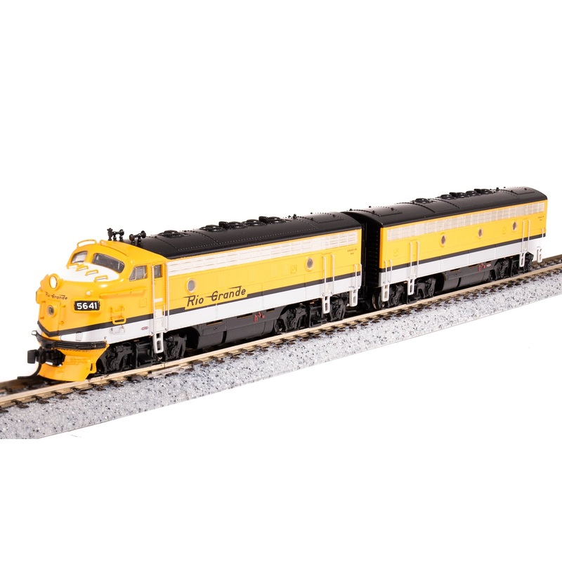 BLI 6862 N Scale EMD F7A-B Diesel Set Rio Grande D&RGW 5641/5642 Paragon4 DCC