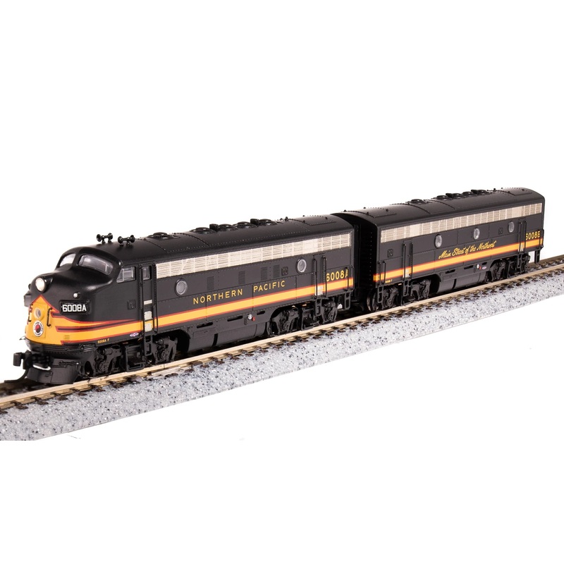 BLI 6865 N Scale EMD F7A-B Diesel Set Northern Pacific NP 6008A/B Paragon4 DCC