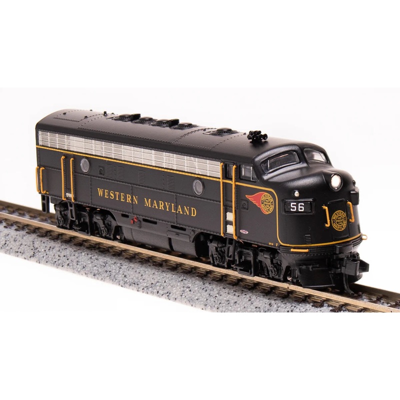 BLI 6884 N Scale EMD F7A Diesel Western Maryland "Fireball" 56 Paragon4 DCC