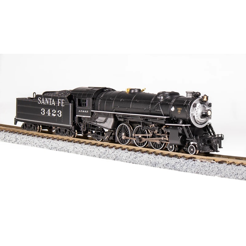 BLI 6920 N Scale 4-6-2 Heavy Pacific Steam Loco Santa Fe ATSF 3423 Paragon4 (Sound/DC/DCC)