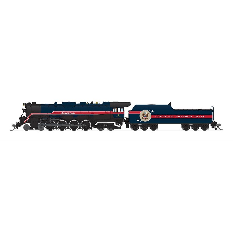 BLI 7407 N Scale 4-8-4 T1 Steam Locomotive Reading American Freedom Train #1 with Paragon4 DCC