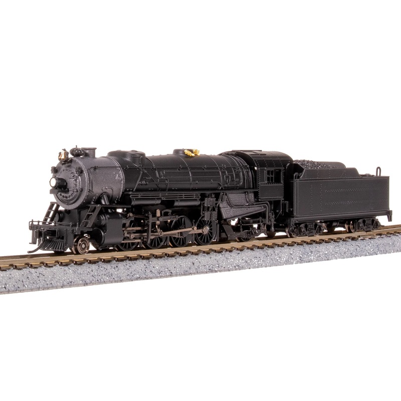BLI 7843 N Scale USRA 2-8-2 Mikado Steam Locomotive Unlettered Paragon4 DCC