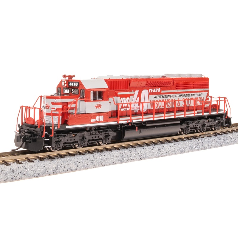 BLI 7969 N Scale EMD SD40-2 Wisconsin Southern WSOR 4170 40th Anniversary Paragon4 (Sound/DC/DCC)