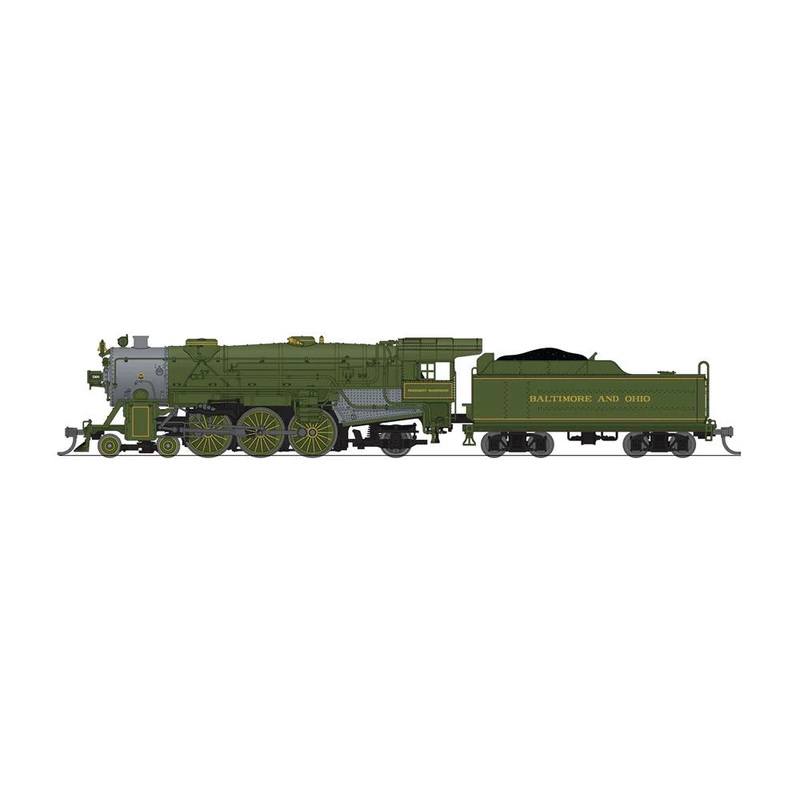 BLI 8063 N Scale USRA 4-6-2 Pacific Steam Locomotive Baltimore & Ohio "President Lincoln" 5314 Stealth - DC